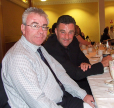 Club Chairman Noel Condon & John Aldridge at our Dinner dance this year.