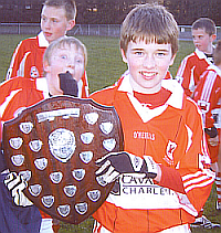 Winning Captain Mark O Connell with Shield